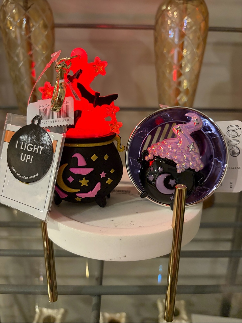 Bath & Body Works Light-Up Halloween Cauldron PocketBac & Car Fragrance Holders - Picture 3 of 3